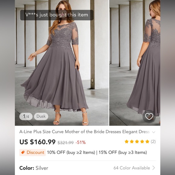 Exclusive elegant women dress - Picture 5 of 14